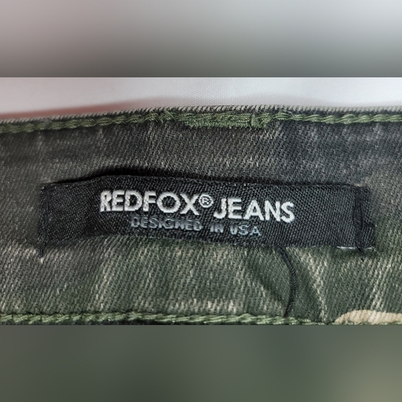 Redfox Jeans Stretch Camo Skinny Jeans Women's Size Medium - Picture 5 of 14